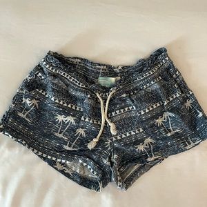 tropical linen shorts